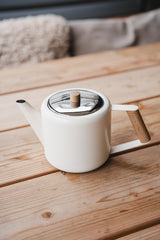 Bredemeijer Duet Design Boston Tetera, Metal, Blanco, 1100ml
