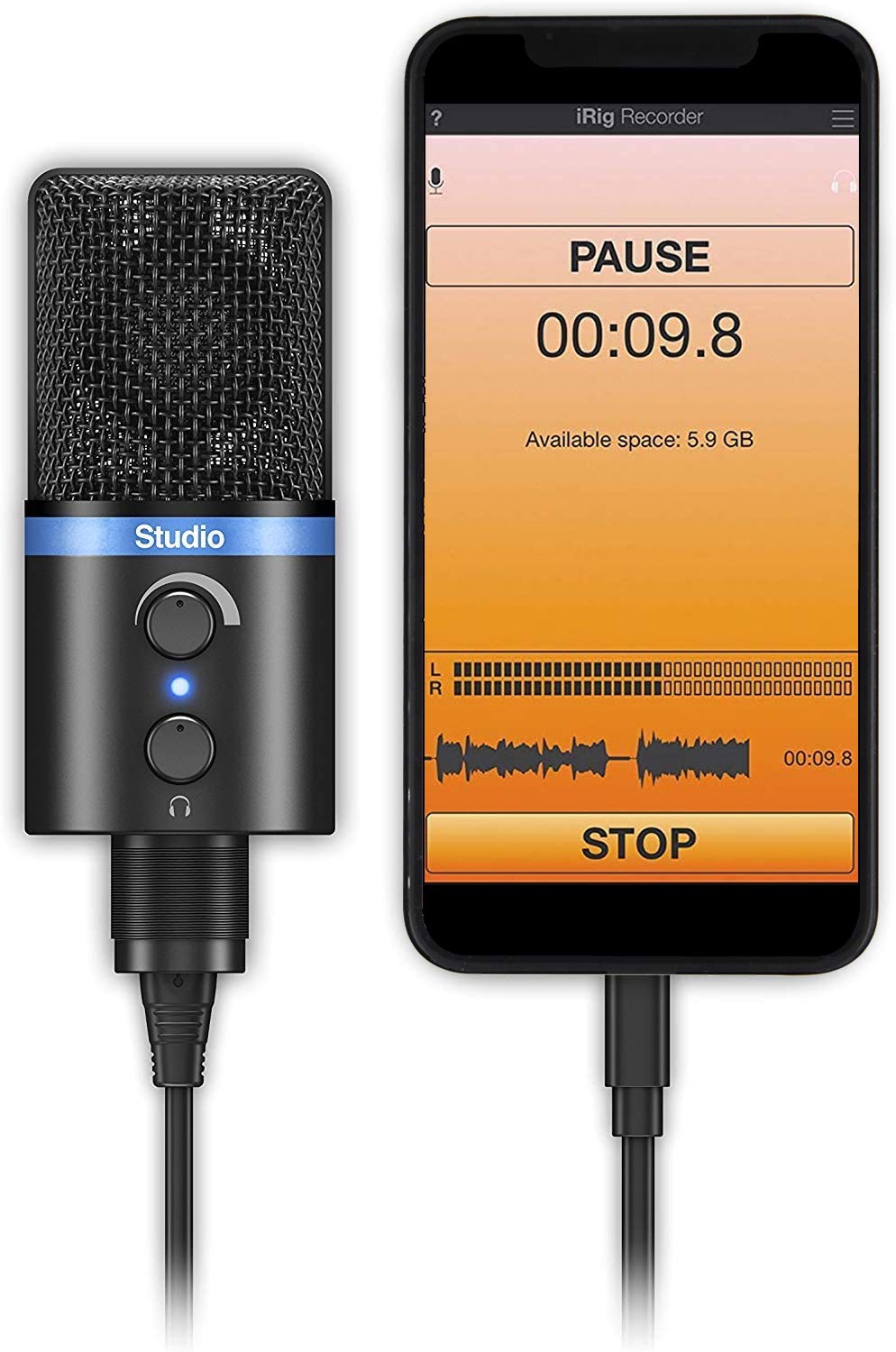 IK Multimedia IPIRIGMICSTDBLA - Micrófono