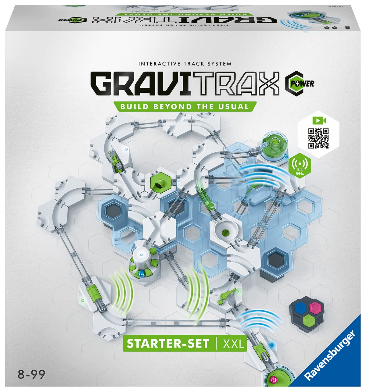 Ravensburger - GraviTrax Power Starter XXL, Circuito Canicas para Niños, Juego de Canicas para Niños, Juego Niños 8 Años o Más, Compatible con todos los GraviTrax Core, Pro y Go, Exclusivo de Amazon