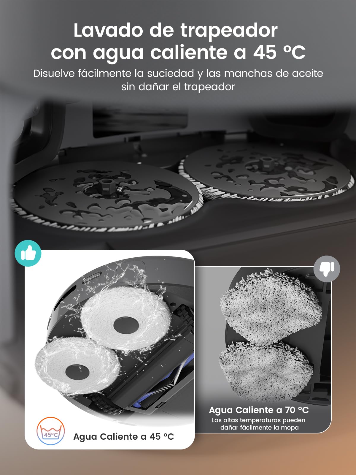 LEFANT M3 MAX Robot Vacuum Cleaner and Floor Scrub with Self-Empty Base, 20000 Pa, 210 mins, dToF Laser Navigation, Elevated Rotating Mops, Obstacle Evasion PSD, 5G WiFi/App/Alexa