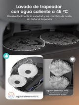 LEFANT M3 MAX Robot Vacuum Cleaner and Floor Scrub with Self-Empty Base, 20000 Pa, 210 mins, dToF Laser Navigation, Elevated Rotating Mops, Obstacle Evasion PSD, 5G WiFi/App/Alexa