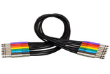 Hosa TTS-830, Balanced Patch Cables, TT TRS to Same, 1 ft