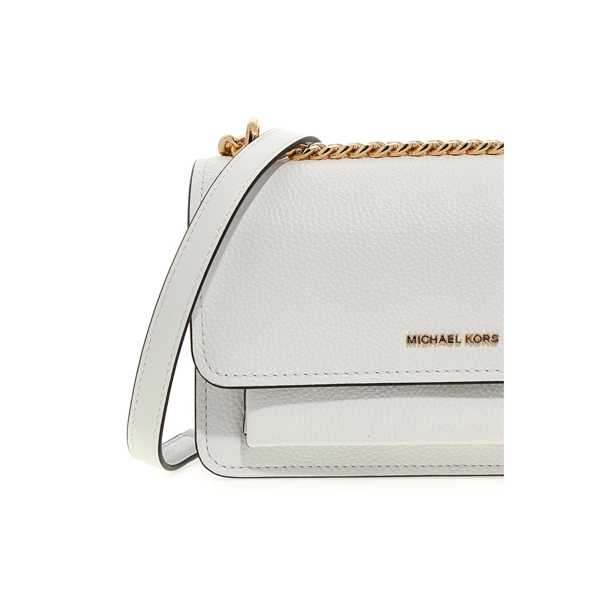 Michael Kors LG Shoulder, Hand Bag Women, Optic White, Talla única