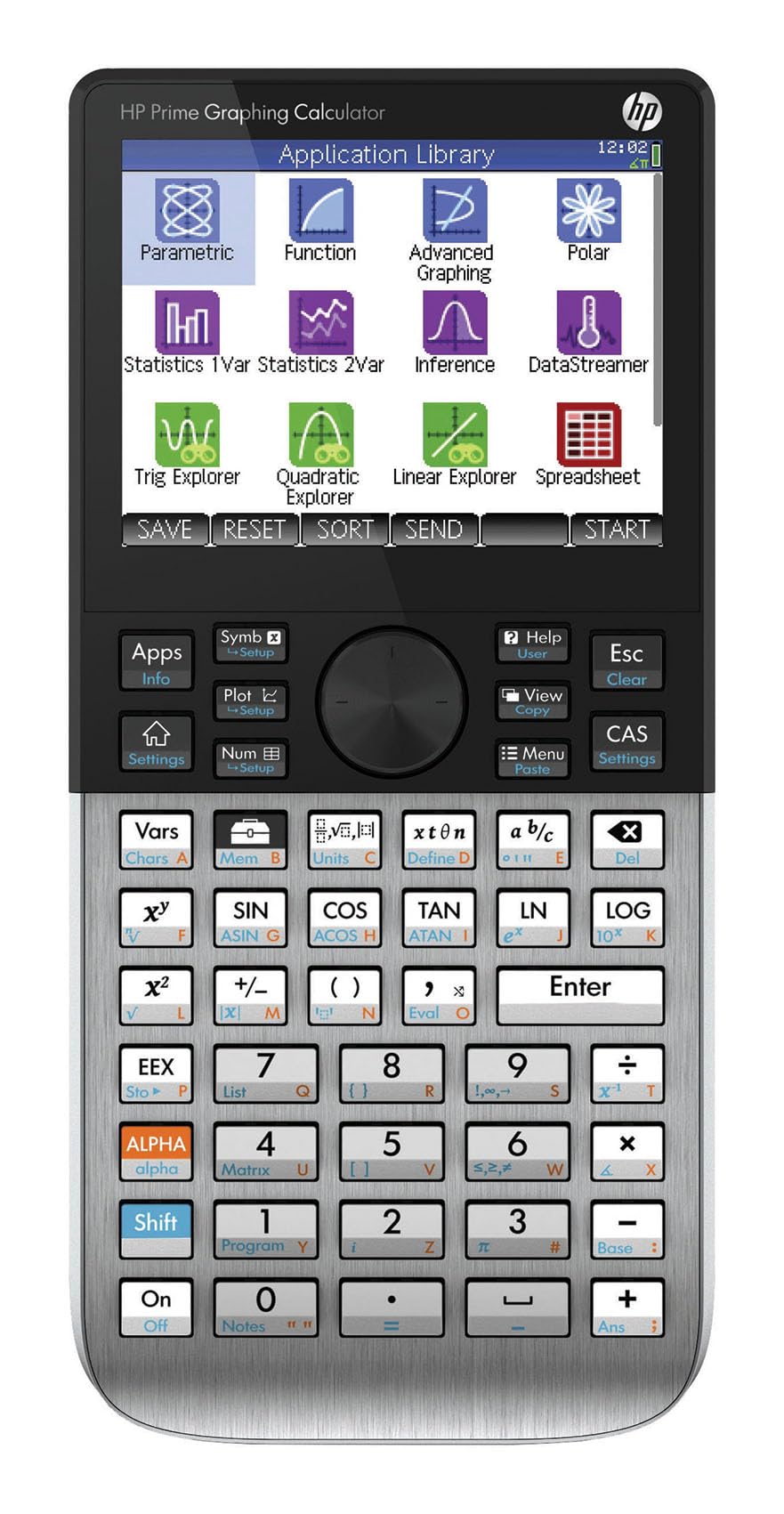 HP Prime G2 - Calculator graphing, Científica, Negro