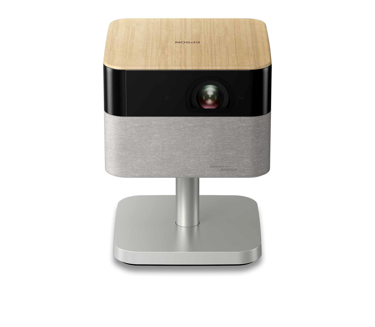 Epson Lifestudio Flex Plus EF-72 Roble,proyector portátil smart,Sound by Bose,Google TV,4K Pro UHD, Función de lámpara lateral LED, soporte ajustable, uso en interiores/exteriores, 5 años de garantía*