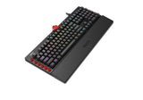 AOC AGON AKG700 Teclado de gaming - Teclado para PC con distribución en español e interruptores Cherry MX Red, Anti-Ghosting, N-Key Rollover y software programable AOC G-Tools, negro