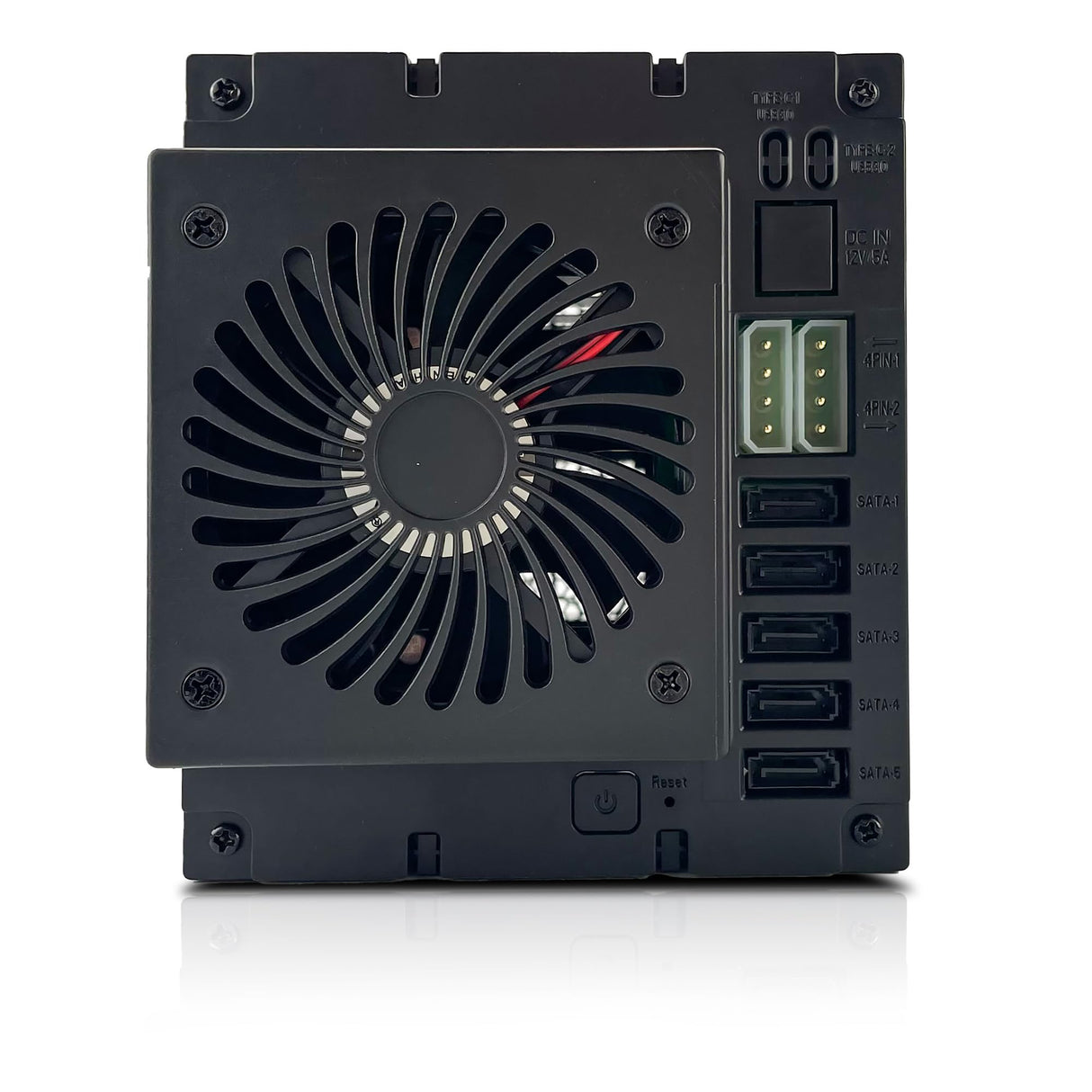 FANTEC 2554 WR-C3151-6G SAS/SATA 6G backplane housing for 5× 3.5"/2.5" HDD/SSD on a Tray in a 3X 5.25 Module
