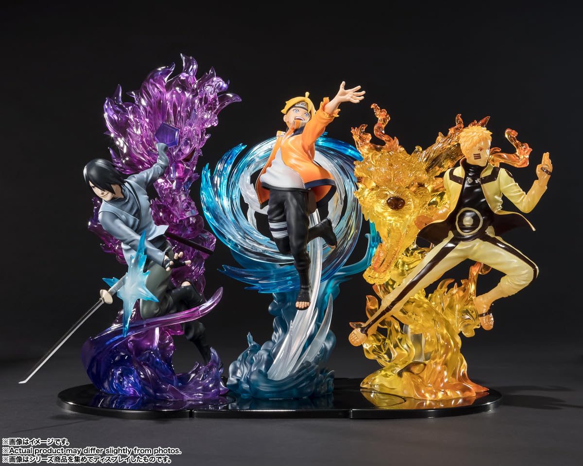 TAMASHII NATIONS BANDAI Boruto: Naruto Next Generations - Sasuke Uchiha -Boruto- Kizuna Relation, Spirits FiguartsZero Figura