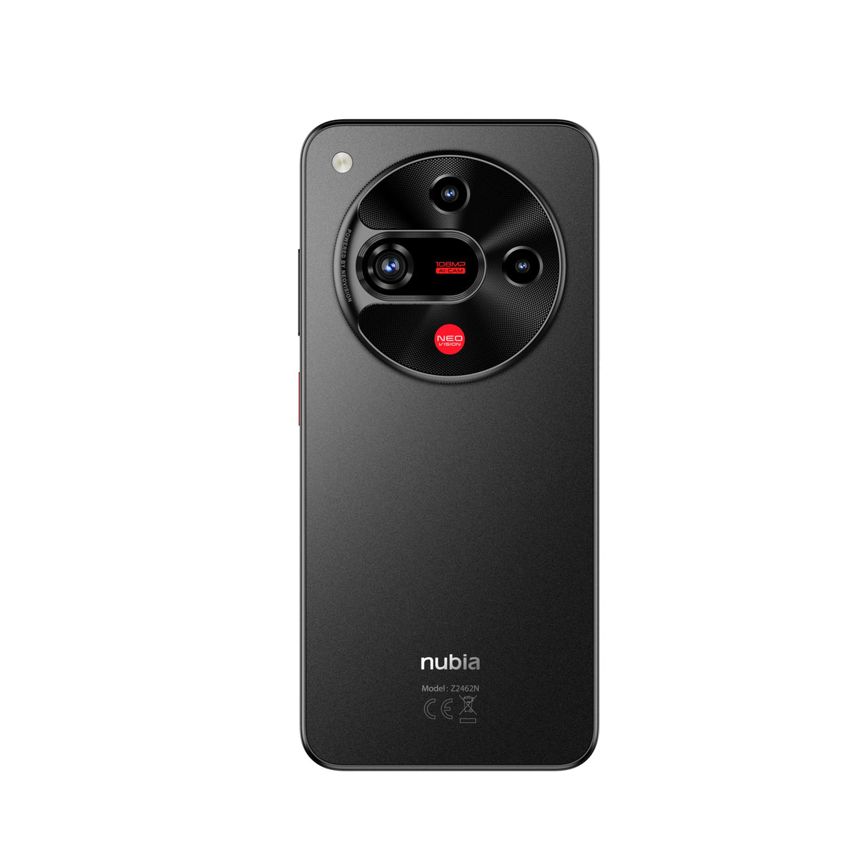 ZTE Nubia Focus 2 5G, Smartphone Libre con IA, 8GB+256GB, Pantalla 6,7" HD+ 120Hz, Cámara 108MP, Batería 5000mAh, Carga Rápida 18W, Android 15, Incluye Funda y Protector, Negro