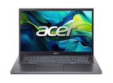 Acer Aspire 17 (A17-51M-51UJ) Portátil, Pantalla IPS FHD de 17 Pulgadas, Intel Core 5 120U, 16GB RAM, 512GB SSD, Intel Graphic, Windows 11, Teclado QWERTZ, Gris