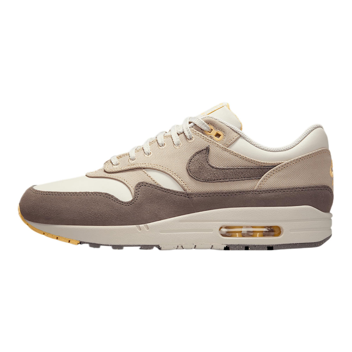 NIKE Air MAX 1 Prem, Sneaker Hombre, Light Bone Cave Stone Chamois, 44.5 EU