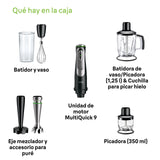 Braun Batidora de Mano, Negro, 1200 W