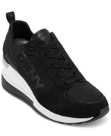 DKNY Zapatillas para Mujer Cait-Wedge, Negro, 39 EU