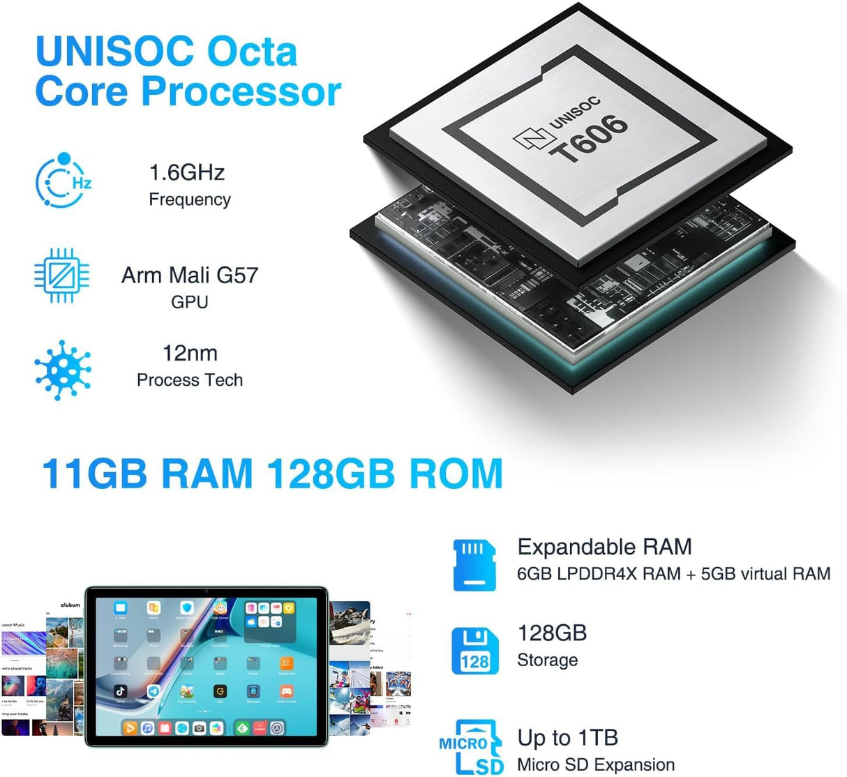 Doogee T10S 10.1 6GB/128GB Verde - Tablet Marca