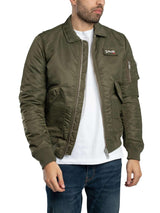 Schott NYC 210100RS, Chaqueta para Hombre, Kaki Del Ejército, M