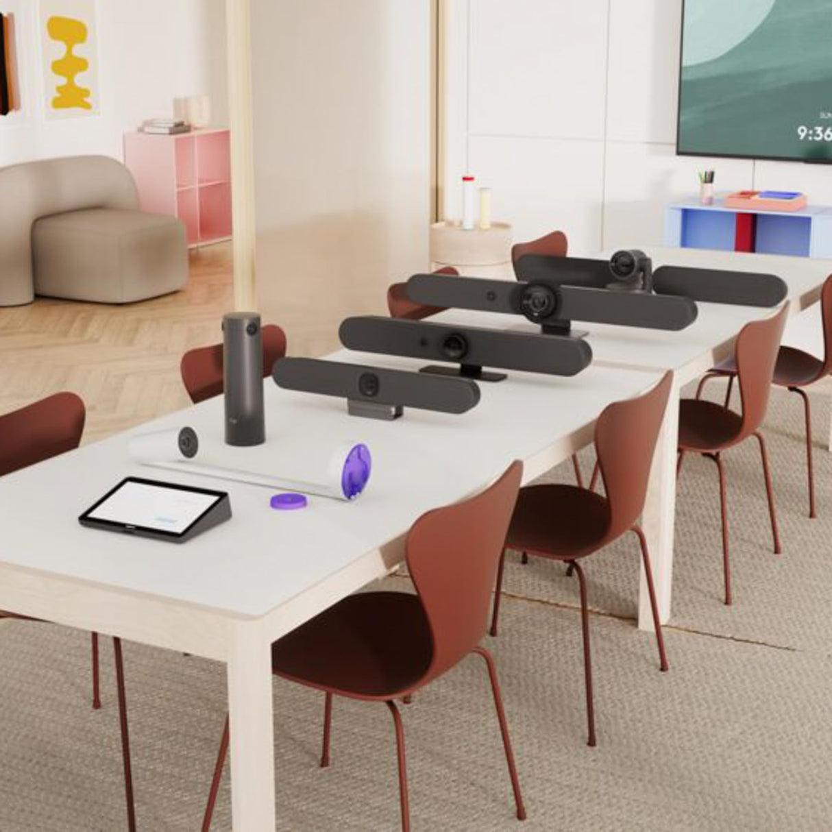 Logitech Rally Plus Sistema de Video Conferencia Group Video conferencing System 16 Personas(s) ethernet - Sistema de videoconferencia (4k Ultra HD, 15x, 720p, 1080p, 1440p, 60 pps, 4, 5 m, -27 db).