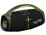 X JUMP XJ 150 Altavoz inalámbrico portátil Amplificado de 60 W, Alto Rendimiento, función TWS, USB, AUX-IN, micrófono Incorporado, Altavoz inalámbrico Resistente al Agua IPX5, Negro