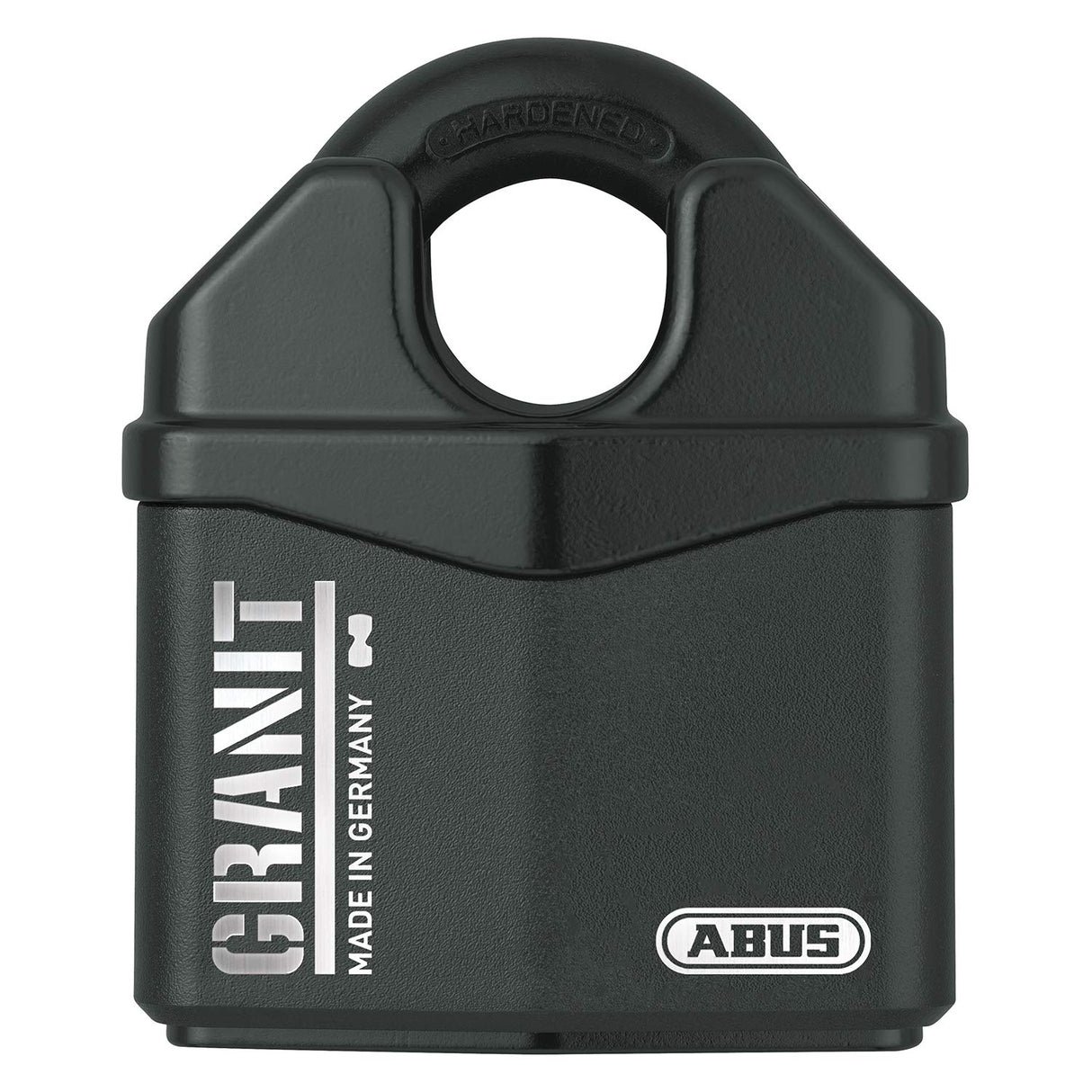 ABUS Candado de granito 37RK/80 SZP Premium para altas exigencias – Mayor protección – Nivel de seguridad 10 – Incluye 2 llaves y tarjeta de seguridad – Negro – 79172 80 mm