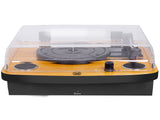 TREVI TT 1022 BT - Mesa GIRATORIA ESTÉREO Retro Bluetooth ESTÉREO, Madera