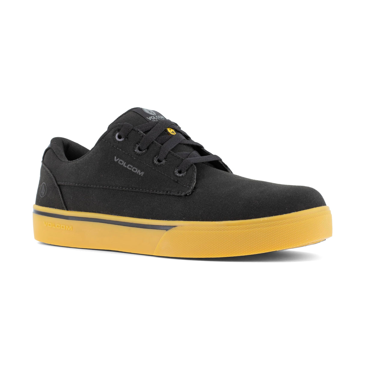 Volcom Work Linea True, Nero, puntale composito
