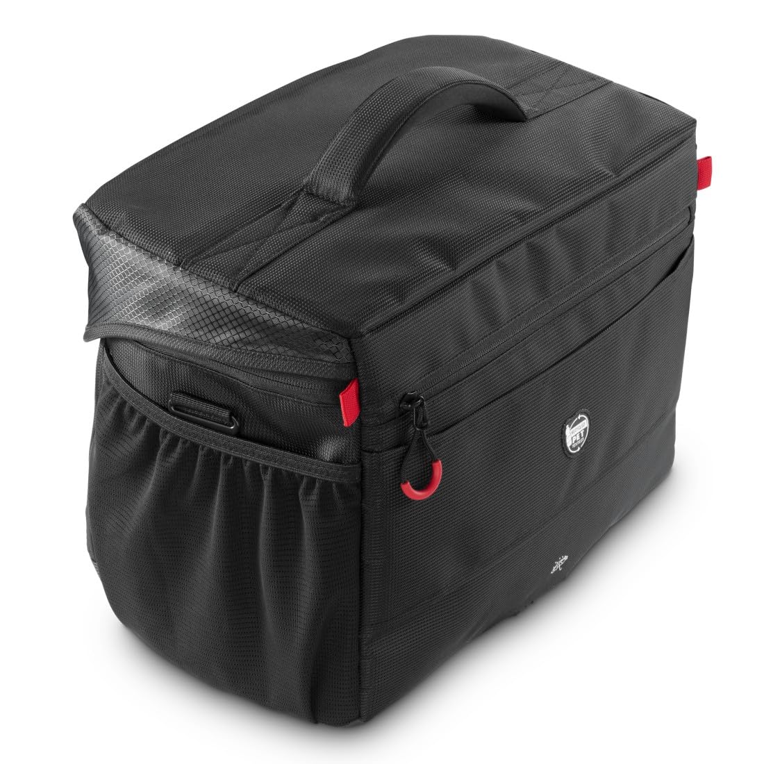 Hama Phoenix 200 - Funda para cámara fotográfica, Color Negro, Rojo, Moderno