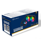 Silverstone IceGem 280 Komplett-Wasserkühlung, ARGB - 280 mm
