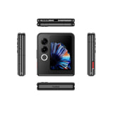 ZTE Nubia Flip 2 5G, Smartphone Plegable con IA, 8GB+256 GB, Pantalla FHD+ AMOLED 6,9" 120Hz, Cámara 50MP, Batería 4325mAh, Carga Rápida 33W, Android 14, Incluye Funda, Negro