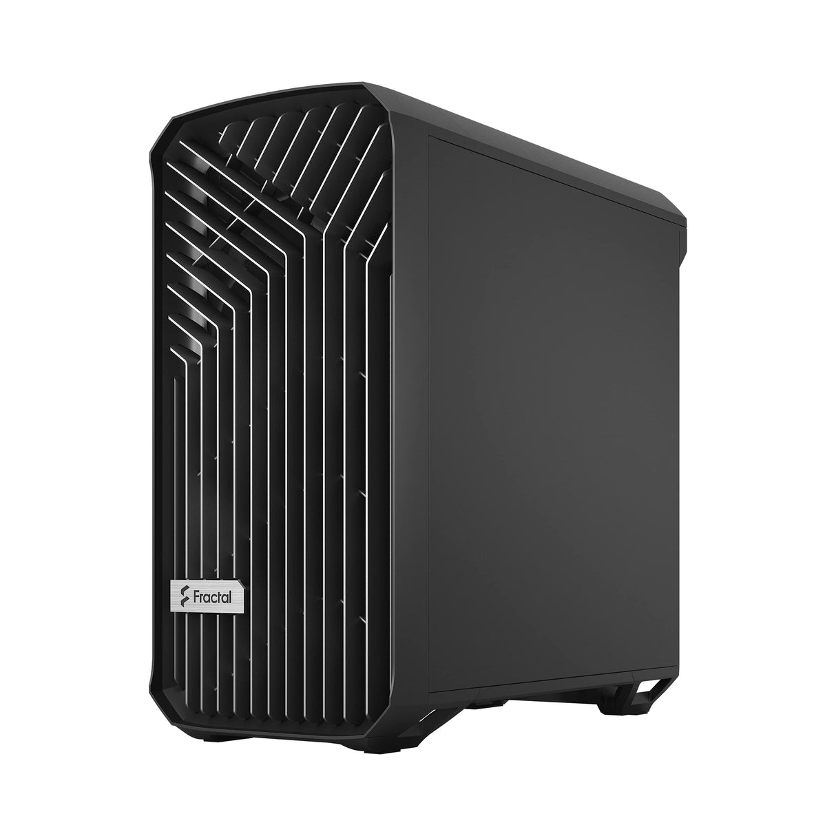 Fractal Design Torrent Compact Black - Solid Side Panel - Open Grille for Maximum Air Intake - Two 180mm PWM Fans Included - Type C - ATX Airflow Mid Tower PC Gaming Case