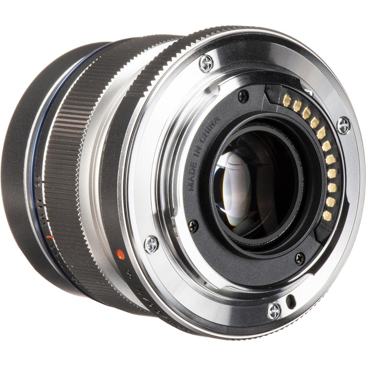 Olympus M. Zuiko Digital ED 12mm f/2.0 Lente para Micro 4/3 Cámaras (Plata)