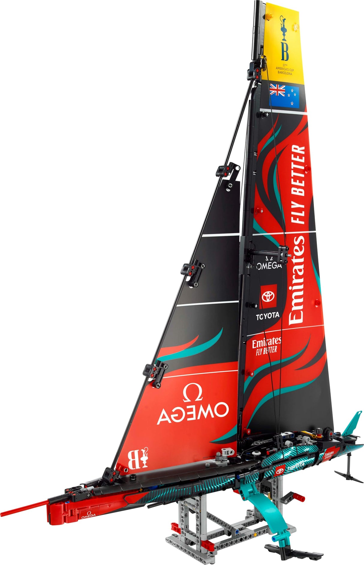 LEGO Technic Yate Emirates Team New Zealand AC75 Kit de construcción, Maqueta para Adultos de Barco Velero Amantes de la Vela, Regalo para Hombres y Mujeres, Actividad Creativa, Decoración Hogar 42174