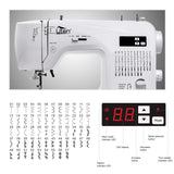 Uten Máquina de Coser Portatil Electrica 60 Puntadas maquina coser manual con Luz de LED para Principiantes y Expertos