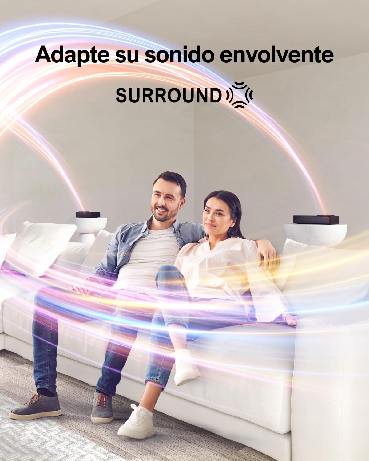 ULTIMEA Barra de Sonido de 7.1.4 Canales para Televisores con Dolby Atmos, Barra de Sonido con Subwoofer, Sistema de Cine en Casa con Sonido Envolvente Real, Cautivador Sonido de Cine 3D, Nova S90