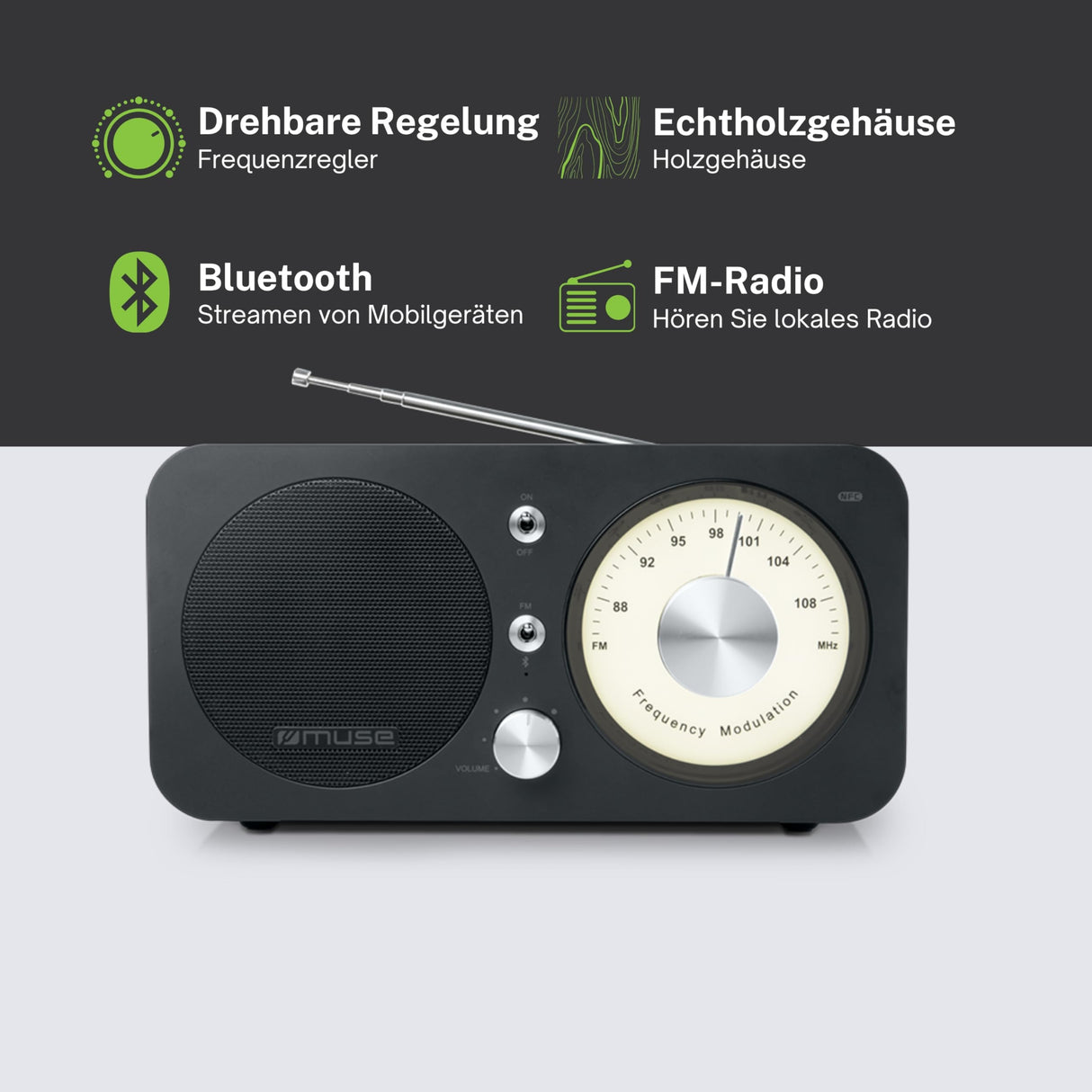 Muse M-095 BT - Radio