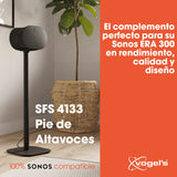Vogel's SFS 4133 Pie de Altavoces para Sonos ERA 300, Sistema para colocación de Cables, Altura: 82 cm, Máx. 5 kg, Negro