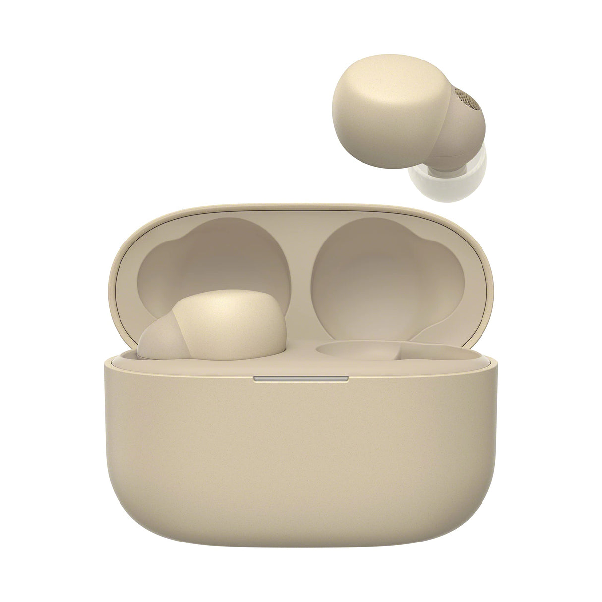 Sony Auriculares LinkBuds S True Wireless Noise Cancelling, Ultraligeros para llevarlos cómodamente Todo el día, Calidad de Llamada cristalina, hasta 20 H de batería con Estuche de Carga, Crudo
