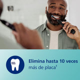 Philips Sonicare DiamondClean 9000 cepillo dental eléctrico, cepillo dental sónico con aplicación, sensor de presión, 4 modos de cepillado, 3 niveles de intensidad, negro, modelo HX9911/09