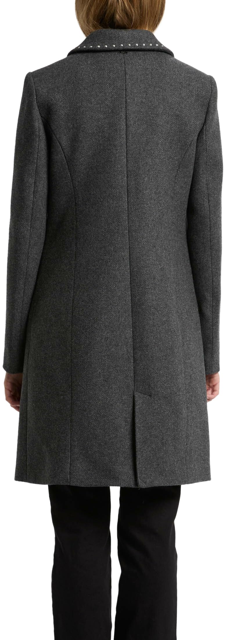 Morgan 242-glam Abrigo, Gris Claro, 44 para Mujer