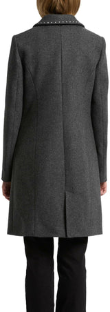 Morgan 242-glam Abrigo, Gris Claro, 44 para Mujer