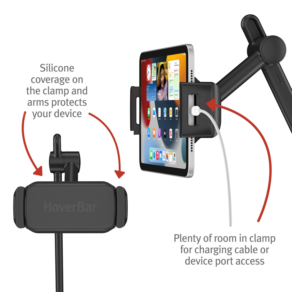 Twelve South HoverBarTower/iPadStandBlack