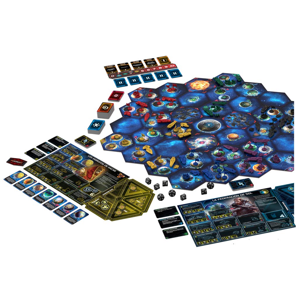 Fantasy Flight Games | Twilight Imperium 4ª Edición | Juego de Mesa de Estrategia para Adultos y Jóvenes | A Partir de 14 Años | De 3 a 6 Jugadores | 4-8 Horas por Partida | Español