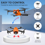Mingfuxin Drone plegable con cámara para principiantes, drone RC Quadcopter con aplicación WIFI FPV vídeo en vivo, retención de altitud, modo sin cabeza, despegue de una tecla para adultos y niños