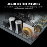 ENERMAX Revolution D.F. 2 ATX Compacto Fuente de Alimentación 80Plus Gold (Totalmente Modular, Cable Plano Cable, Semi-Fanless), ERS1200EWT, Negro