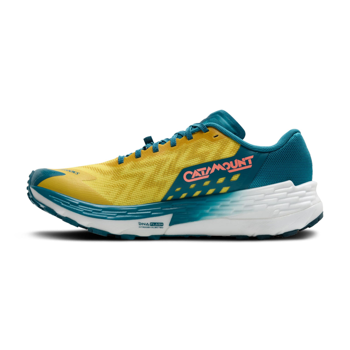 BROOKS Catamount 4, Sneaker Hombre, Membrillo/Celestial/Neo Ember, 45 EU