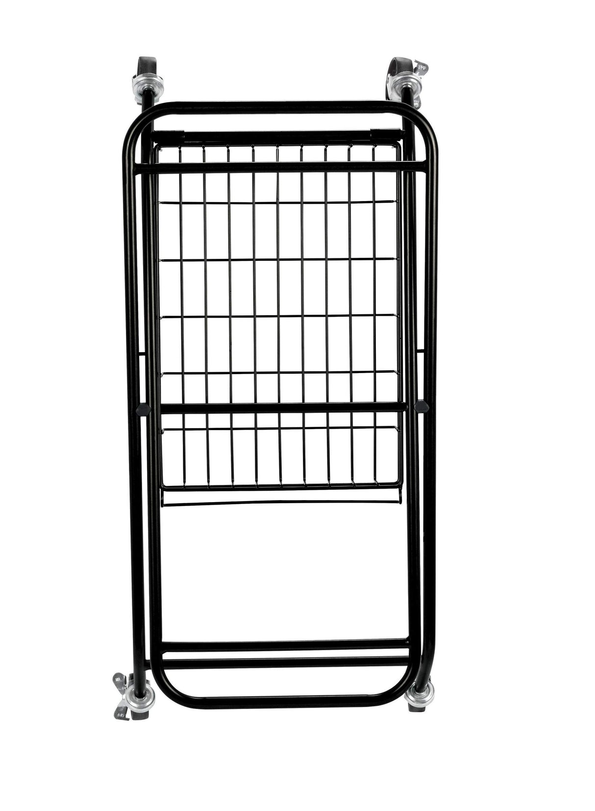 Artesa Verona - Carrito plegable para la colada con cesta, color negro
