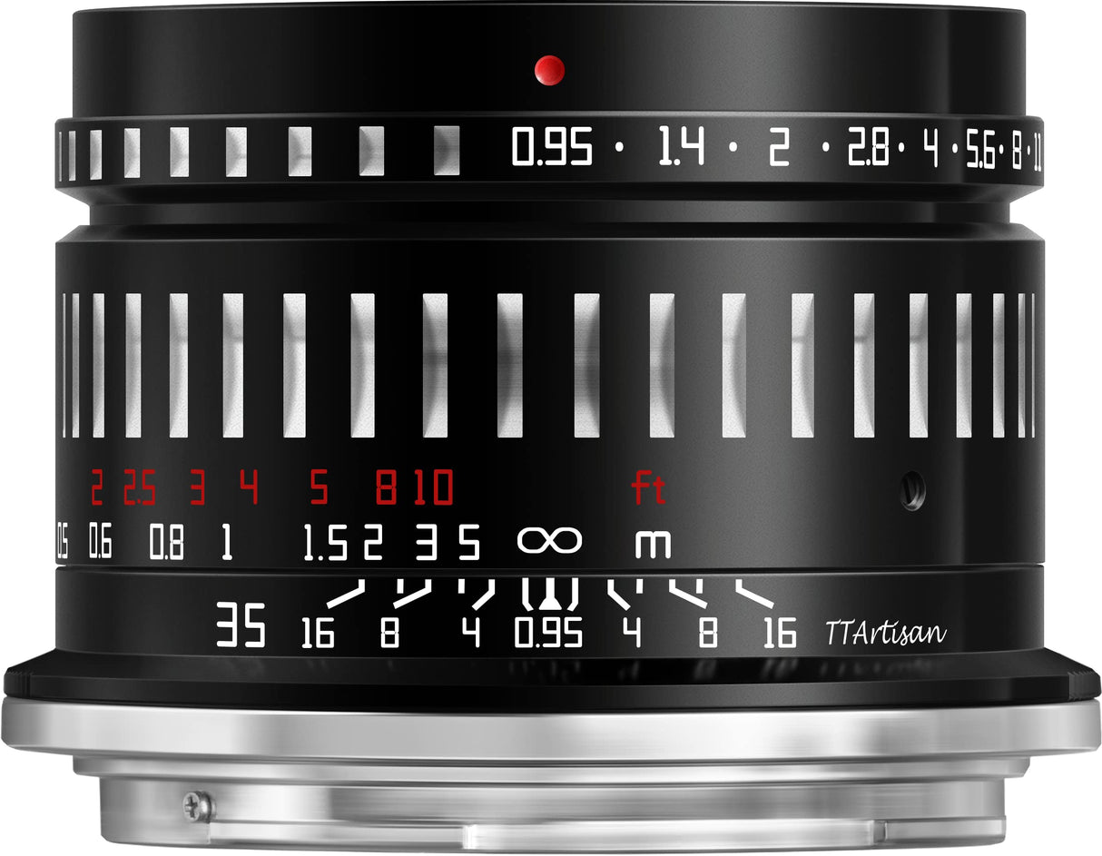 TT Artisan - Lente Gran Angular F1.4 APS-C de 35 mm con Montura Sony E, Color Negro