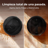 Cecotec Robot Aspirador y Friegasuelos con IA y Base de Autovaciado Conga 9990 AI Spin Revolution Ultra Power Home Essential. 10000Pa, Navegación Inteligente, Autonomía 240mins, Cepillo Silicona, App