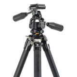 Vanguard Veo 5 264APS38 - Trípode de Viaje de Aluminio, rótula de 3 vías