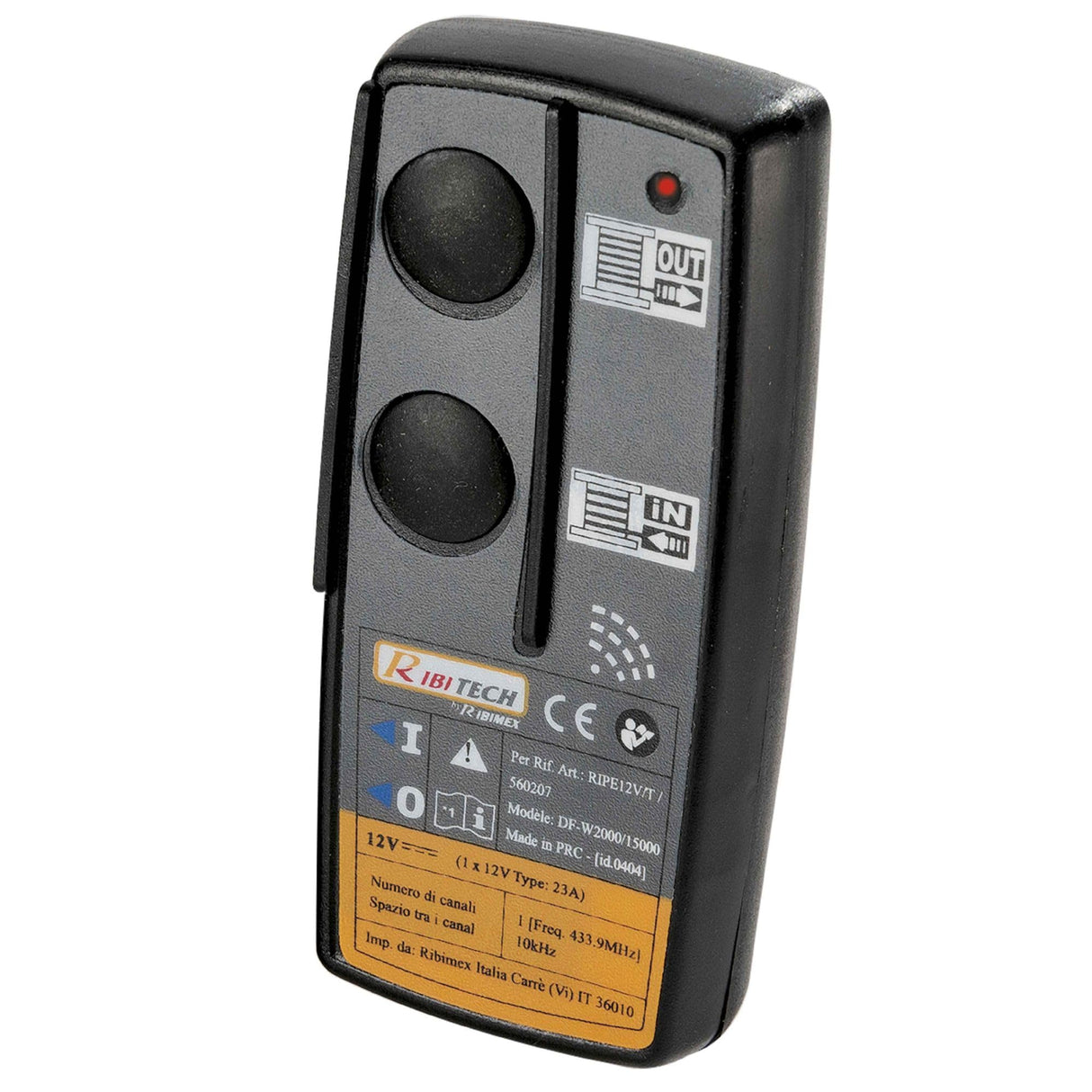 RIBIMEX 4277 Cabrestantes para automóvil 5 toneladas Avance y retroceso 12 V Negro