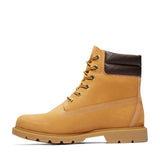 Timberland Linden Woods WP 6 Inch Botas de moda para Mujer, Wheat, 41.5 EU