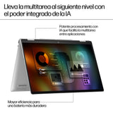 HP Envy x360 16-ac0011ns- Ordenador portátil Convertible de 16" OLED 2.8K multitáctil (Intel EVO Core Ultra 7, 32GB RAM, 1TB SSD, Intel Graphics, Windows 11) Plata - Teclado QWERTY Español